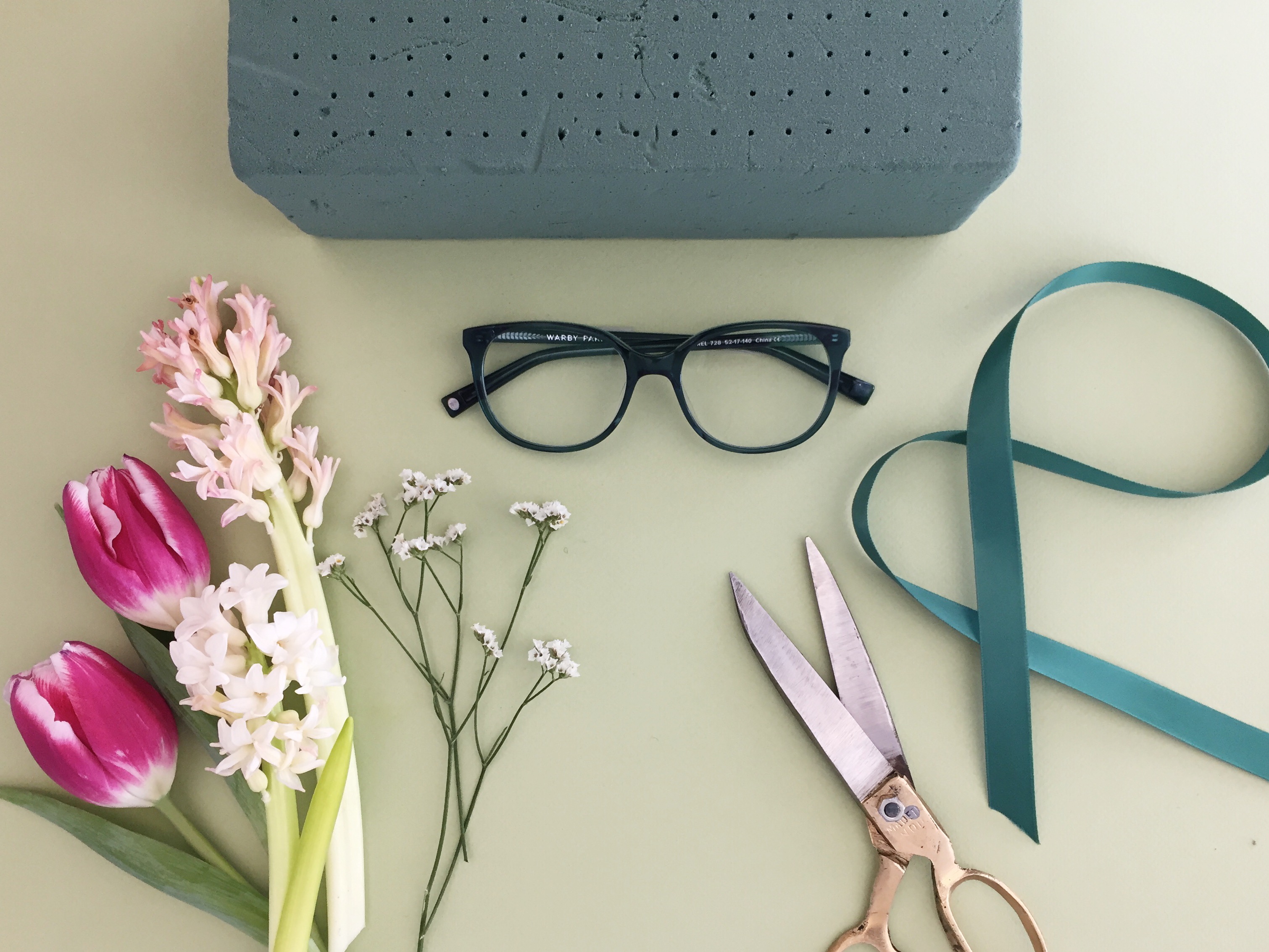 warby parker peacock green